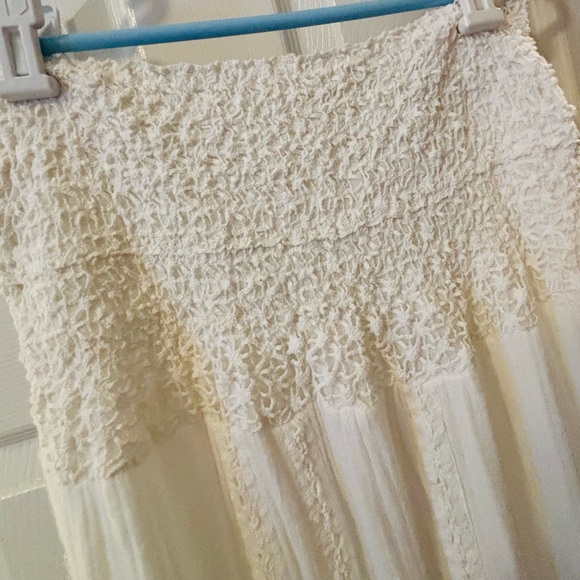 Jen's Pirate Booty Cream Boho Maxi Dress - Picture 3 of 7